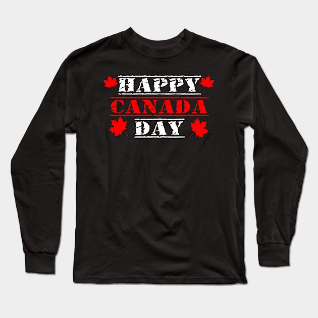 Happy Canada Day 2022 Long Sleeve T-Shirt by RankShop